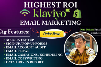design klaviyo email flows and klaviyo email templates for shopify