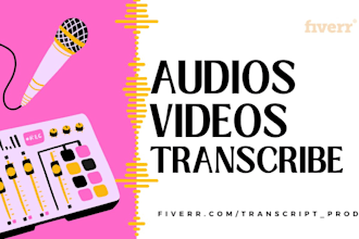 transcribe audio to text and do your video transcription