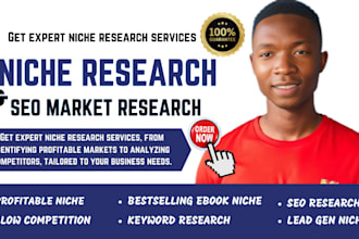 do custom market research, kdp niche research, SEO keyword research