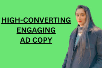 write high converting facebook ad copy for you