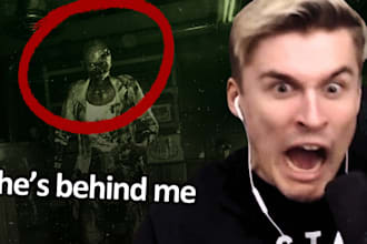 create horror thumbnails for scary youtube content in 24h