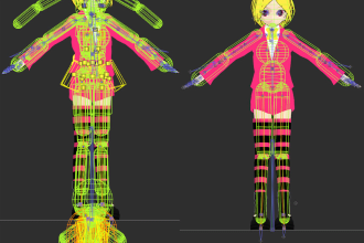 clean and fix your mmd model