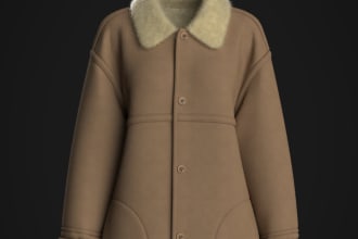 make 3d fashion, 3d clothing design, fashion animation with texture