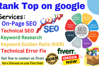 do complete onpage SEO and technical optimization service for your website