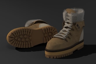 design 3d shoe, 3d shoe model, 3d shoe animation, sneakers and footwear design
