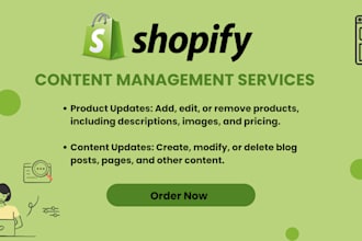 update website content and add products