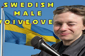 do a swedish voiceover, svenska