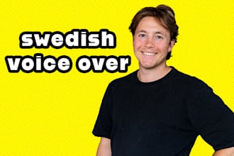 do a swedish voiceover, svenska