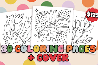 draw bold and easy coloring pages