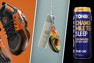 create photorealistic 3d product rendering