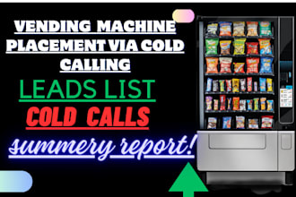 find vending machine location and atm via cold calling