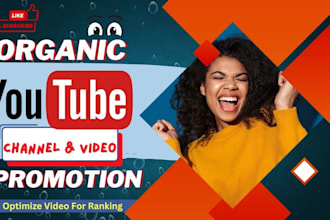 expert organic video promotion for youtube channel