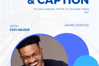 professionally add subtitles or captions for your videos