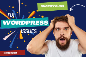 fix woocommerce, shopify bug responsive issue or critical error expert service