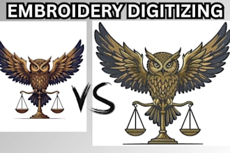 do embroidery digitizing in dst vp3 hus ofm within few hours