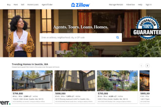 scrape real estate records from zillow