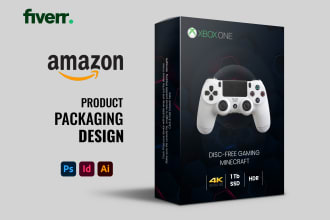 do product packaging design, mailer box design, amazon product box