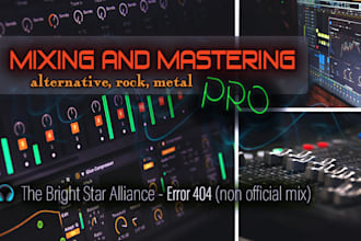 pro mixing and mastering of your track