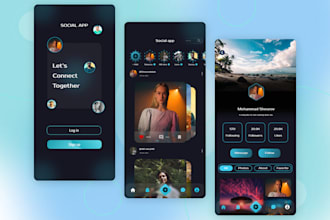 build social media app, social chat app, social networking app, video chat app