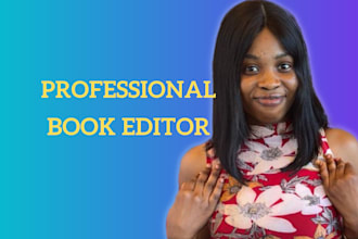 be your book editor and ebook editor