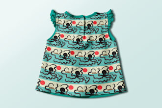 custom seamless patterns design for kids clothing , textile