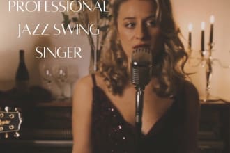 be your professional female jazz swing singer