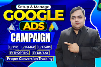 setup highly profitable google ads PPC campaign with proper conversion tracking