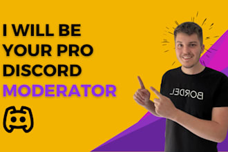 be your pro discord moderator