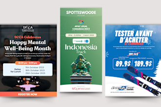 design a flyer, leaflet or poster for your business