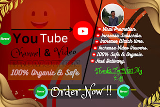 boost your youtube channel and increase subscribers