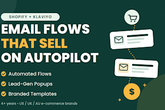 setup klaviyo email flows and popups for your shopify store