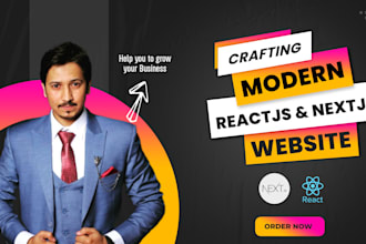 create modern nextjs websites for your business