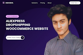 build aliexpress dropshipping woocommerce website
