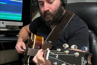 record professional studio reggae guitar for you
