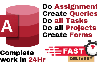 do assignments, queries, reports, forms and tasks