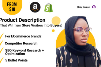 write product descriptions that turn store visitors into buyers