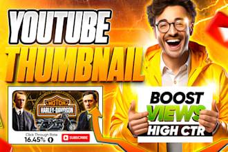 design amazing youtube thumbnails to boost your views