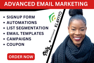 do klaviyo email marketing automation newsletter flow campaign for shopify sales