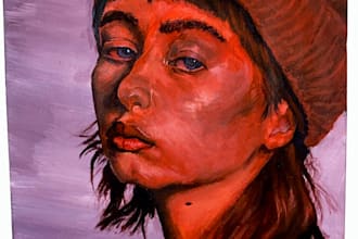 do traditional acrylic high quality paintings on canvas
