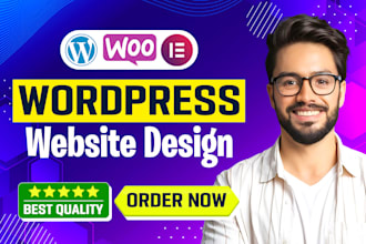 do wordpress website development, design or redesign wordpress blog