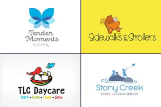 design a awesome children and childcare logo