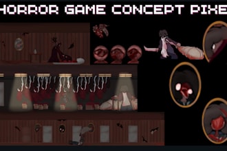 do pixel arts, animations, character and game design