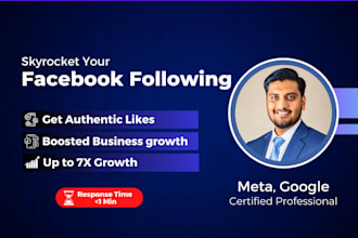 run facebook ads campaign to grow fb page likes, fb followers