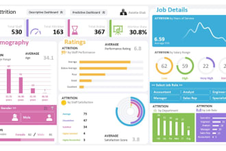 make professional excel dashboards, graph, chart, pivot tables and vlookup