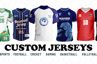 design custom sports jerseys sublimation