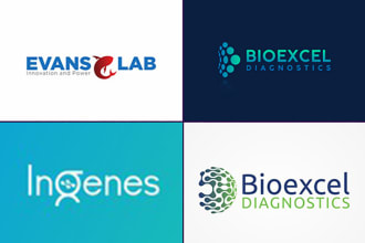 make a clinical diagnostics laboratory logo design