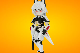craft 3d voxel nft and characters for the sandbox game