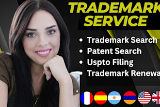 conduct a search and  register your trademark application in US for all country