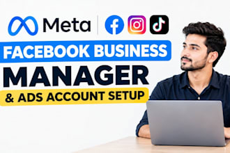 create facebook profile, business manager with ads account