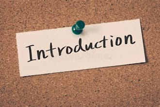 write you the perfect introduction, conclusion for your book